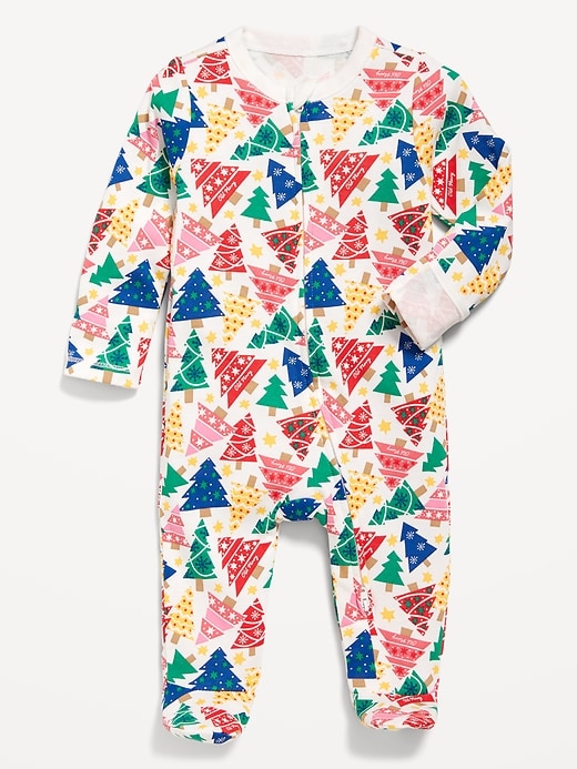 View large product image 2 of 2. 2-Way-Zip Printed Sleep &amp; Play Footed One-Piece for Baby