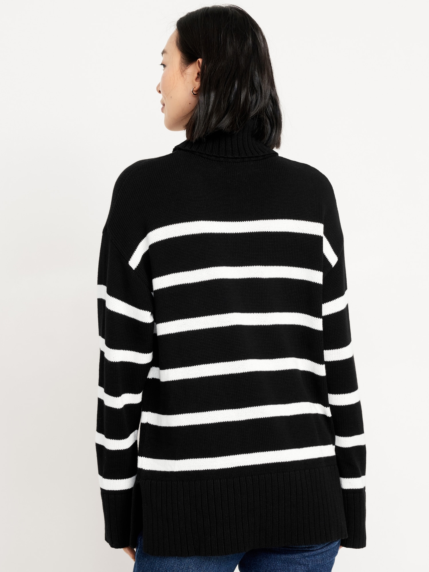 Turtleneck Tunic Sweater