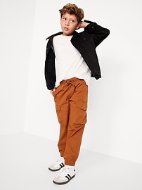 Voir une image plus grande du produit 3 de 5. Pantalon cargo de jogging coupe généreuse pour Garçon