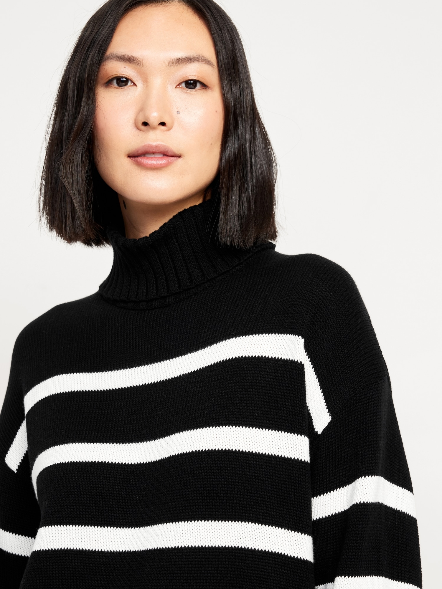 Turtleneck Tunic Sweater