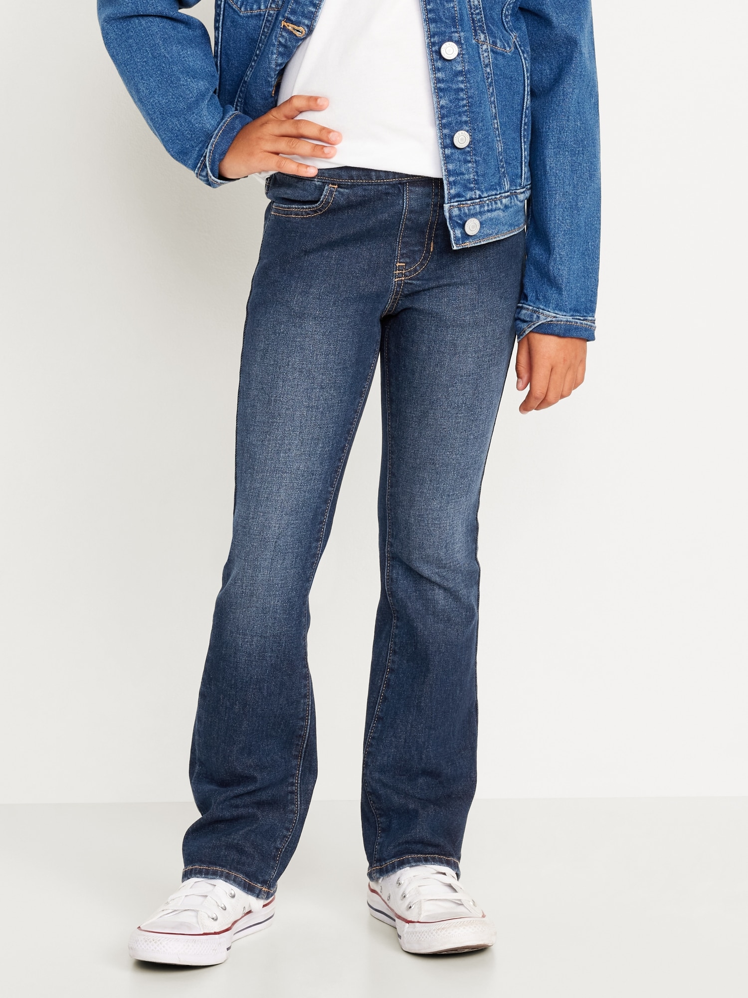 Wow Boot-Cut Pull-On Jeans for