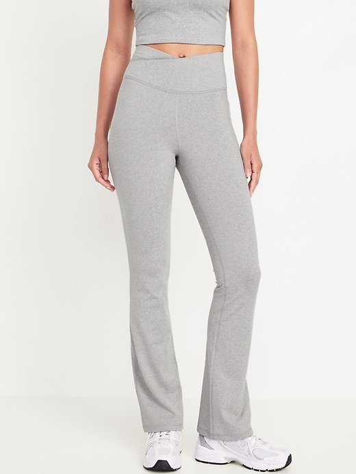 Image number 1 showing, Extra High-Waisted CloudComfy Boot-Cut Leggings