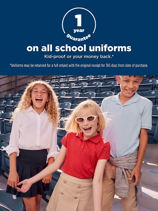 Voir une image plus grande du produit 2 de 3. Polo d’uniforme scolaire pour Fille (paquet de 5)