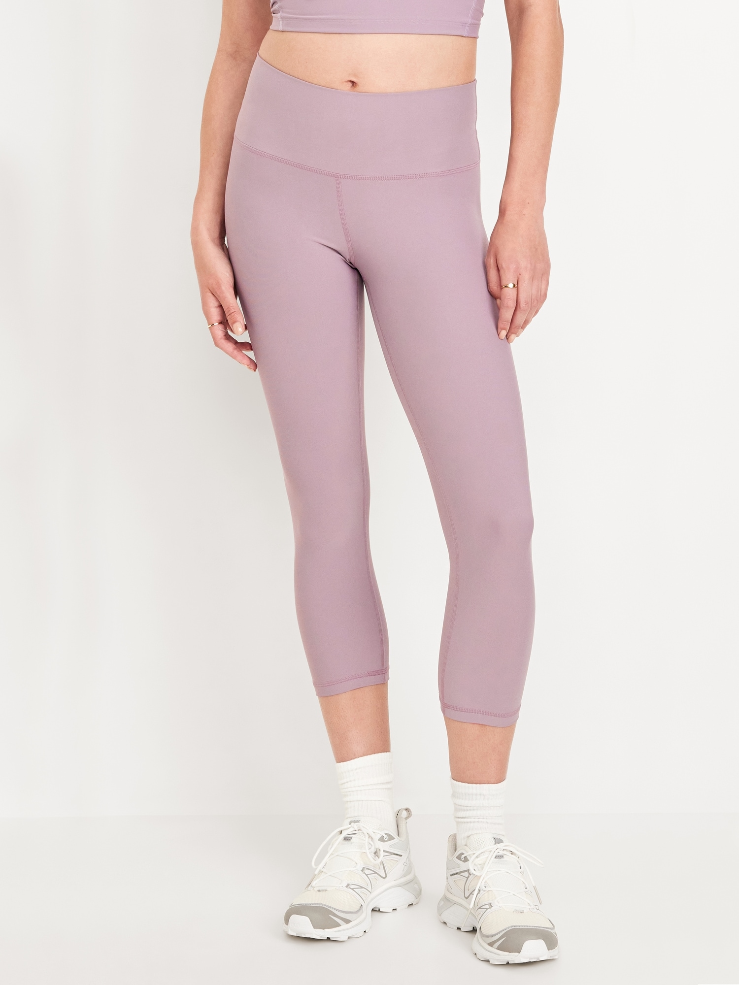 High-Waisted PowerSoft Crop Leggings