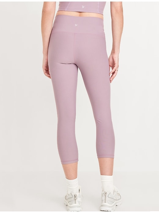 Image number 7 showing, High-Waisted PowerSoft Crop Leggings