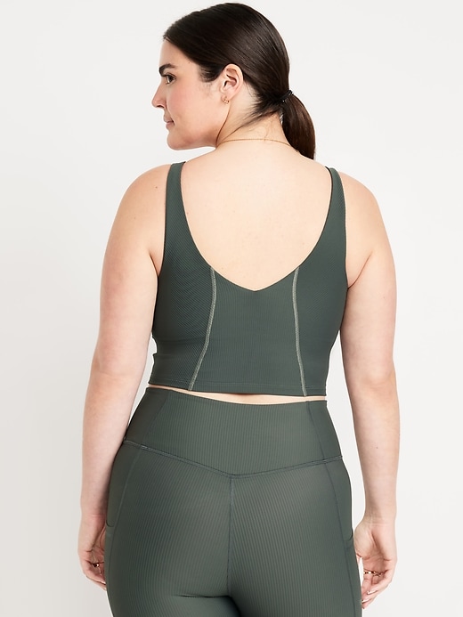 Image number 6 showing, Light Support PowerSoft Rib Longline Sports Bra