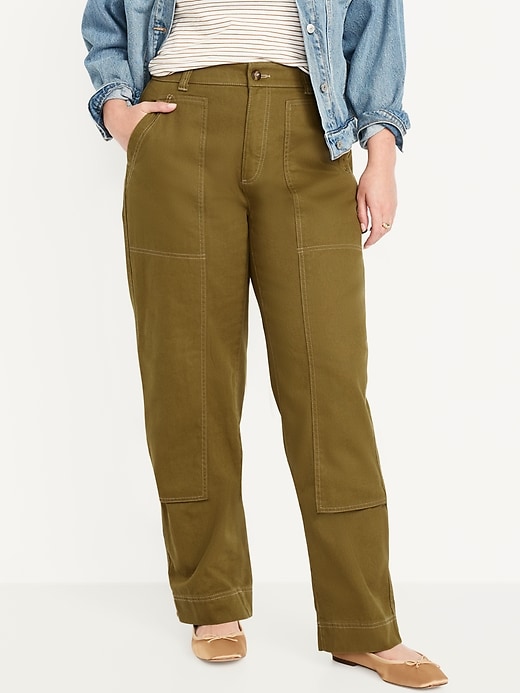 Image number 5 showing, High-Waisted Utility Pants