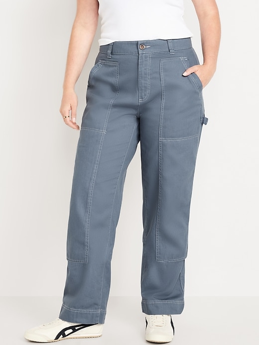 Image number 5 showing, High-Waisted Utility Pants