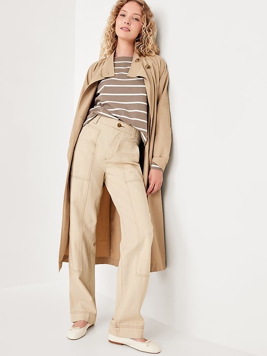 Image number 3 showing, High-Waisted Utility Pants