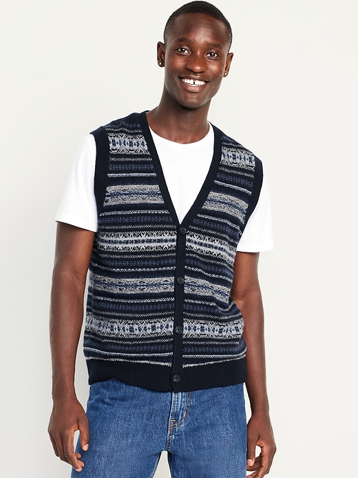 Image number 1 showing, SoSoft Fair Isle Vest