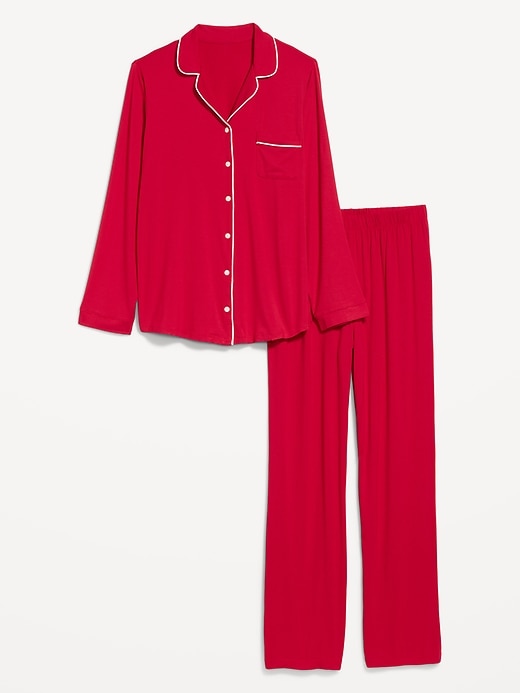 Image number 4 showing, Knit Jersey Pajama Pant Set