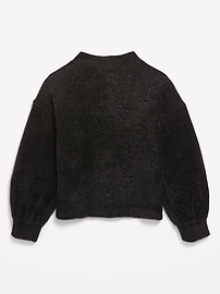 View large product image 3 of 3. Cozy Mock-Neck Chenille Sweater for Girls