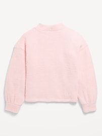 View large product image 3 of 3. Cozy Mock-Neck Chenille Sweater for Girls