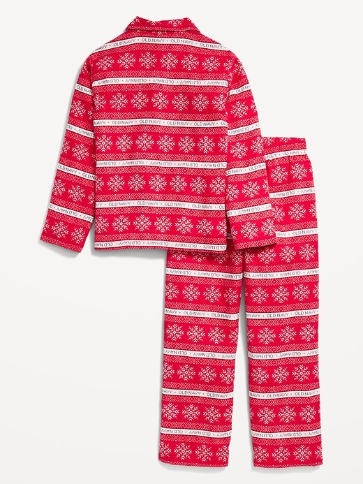 Voir une image plus grande du produit 2 de 5. Pyjama boutonné à motif unisexe pour enfant