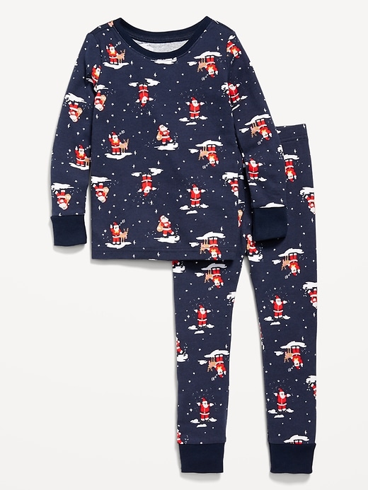 View large product image 2 of 3. Printed Snug-Fit Pajama Set for Toddler &amp; Baby