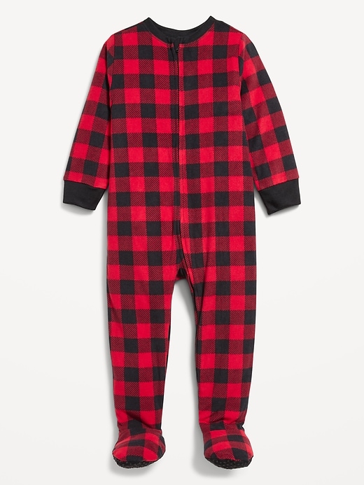 View large product image 2 of 4. Microfleece Pajama Footed One-Piece for Toddler &amp; Baby