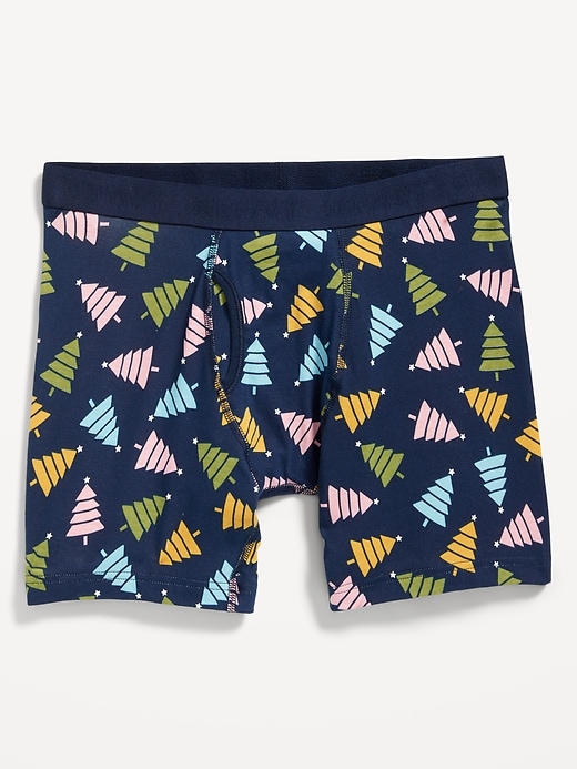 View large product image 1 of 1. Printed Boxer Briefs -- 6.25-inch inseam