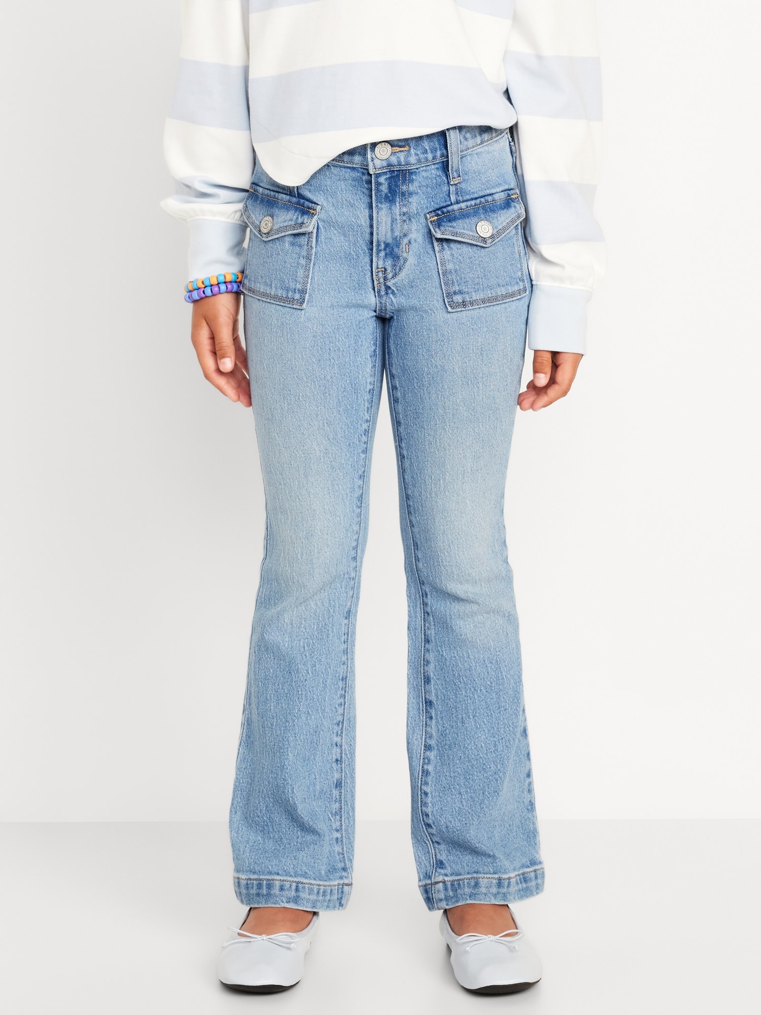 High-Waisted Jeans for Girls