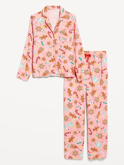 Image number 4 showing, Flannel Pajama Set for Women
