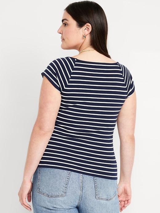 Image number 6 showing, Fitted Ribbed Top