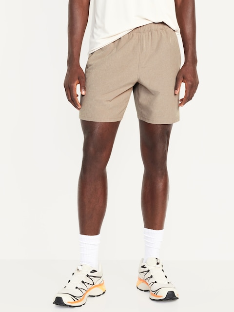 Essential Woven Workout Shorts -- 7-inch inseam - Sawdust