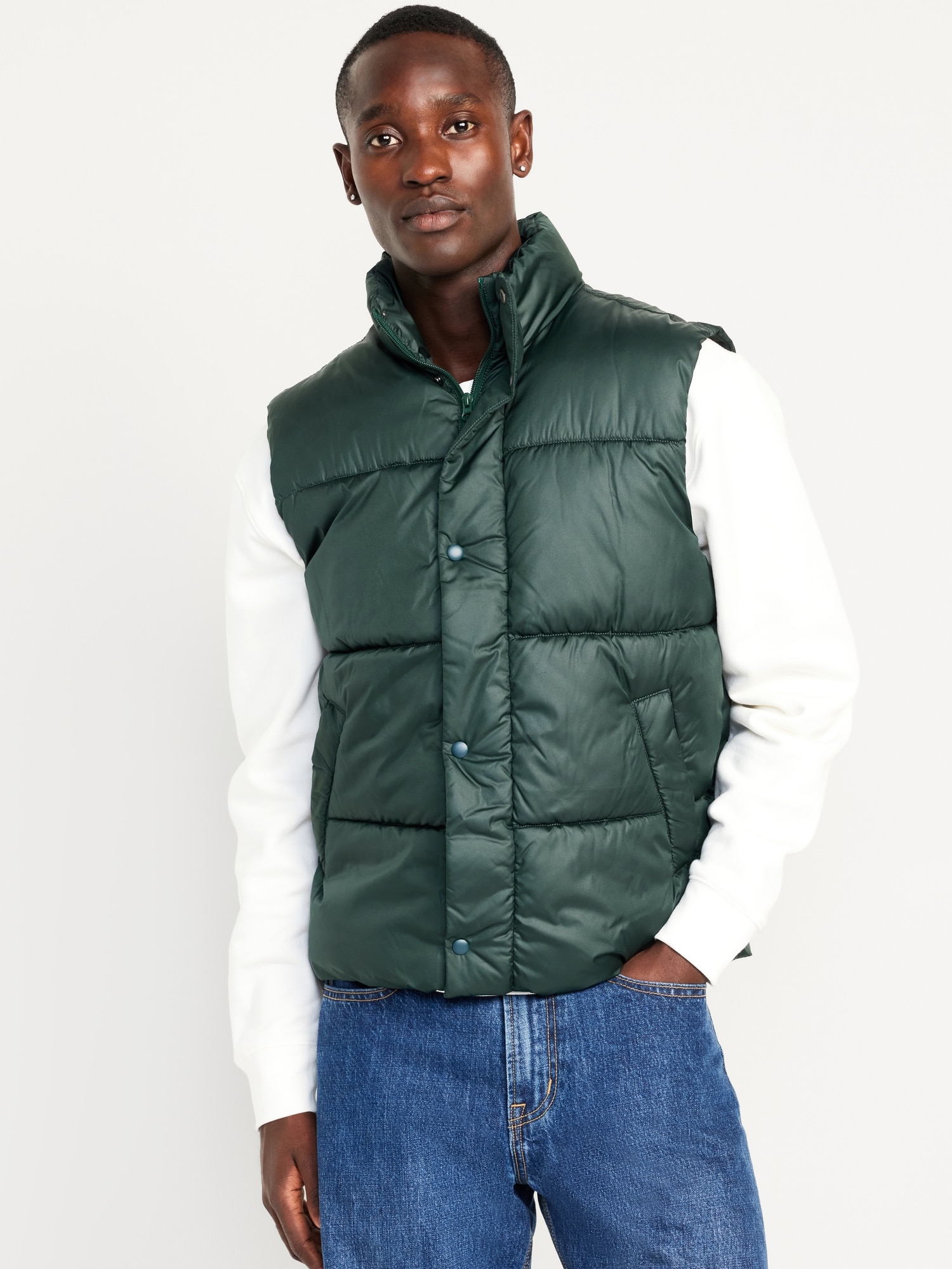 Gilet rembourré hydrorésistant