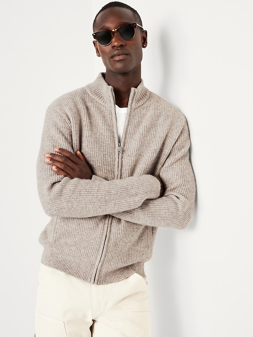 Image number 6 showing, Shaker Stitch Zip Sweater