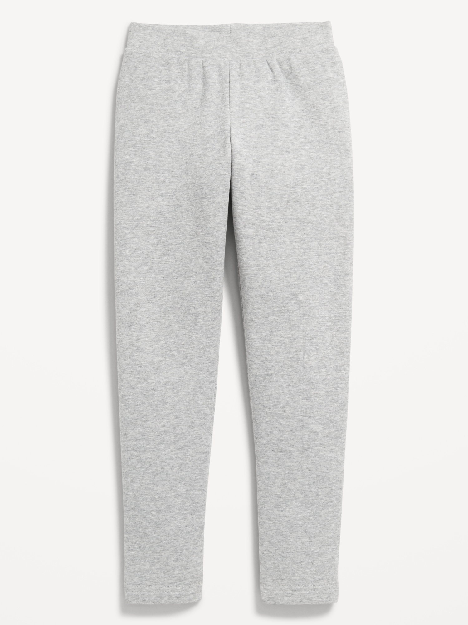 High-Waisted Full-Length Fleece Leggings for Girls