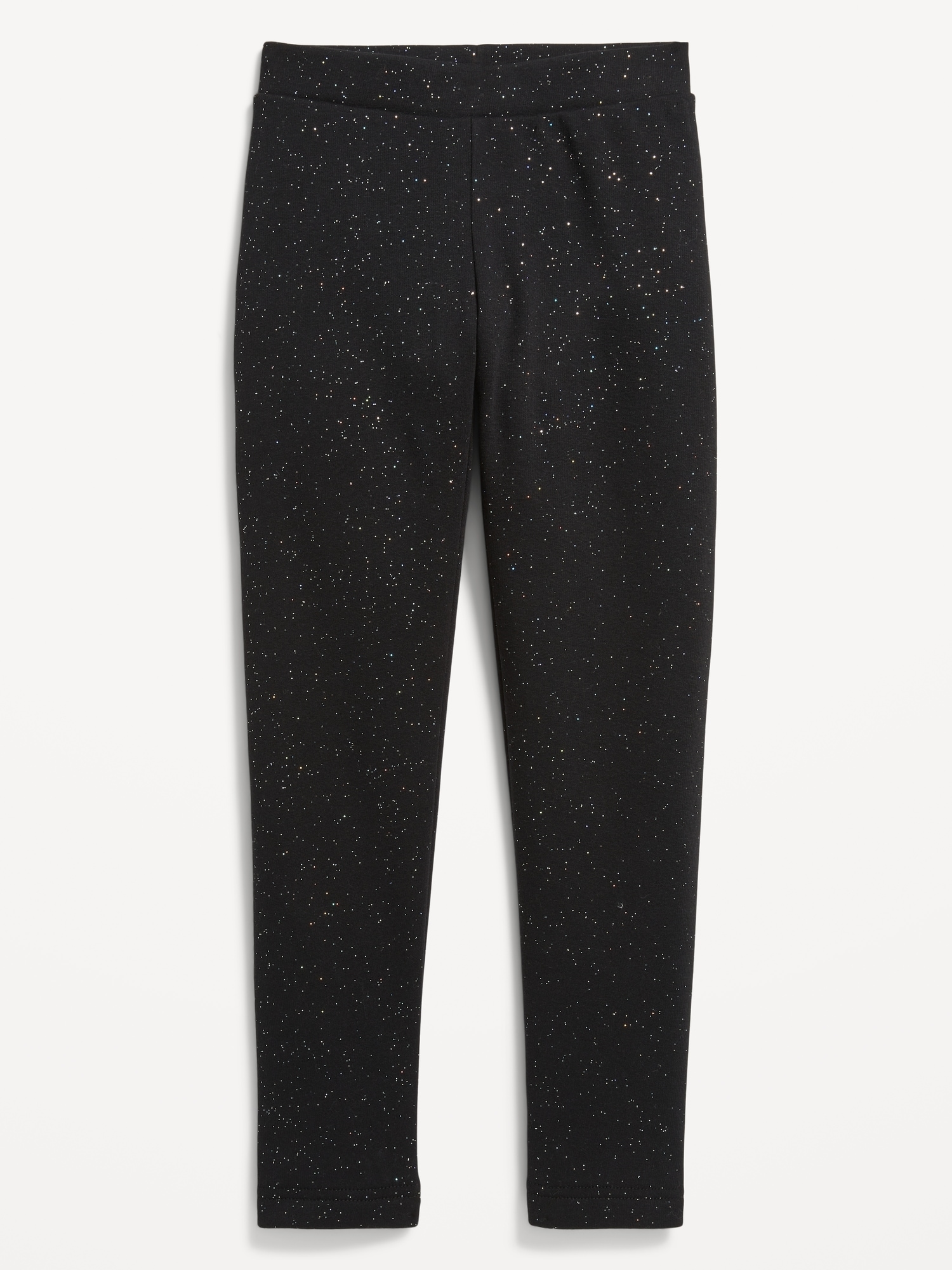 High-Waisted Full-Length Fleece Leggings for Girls