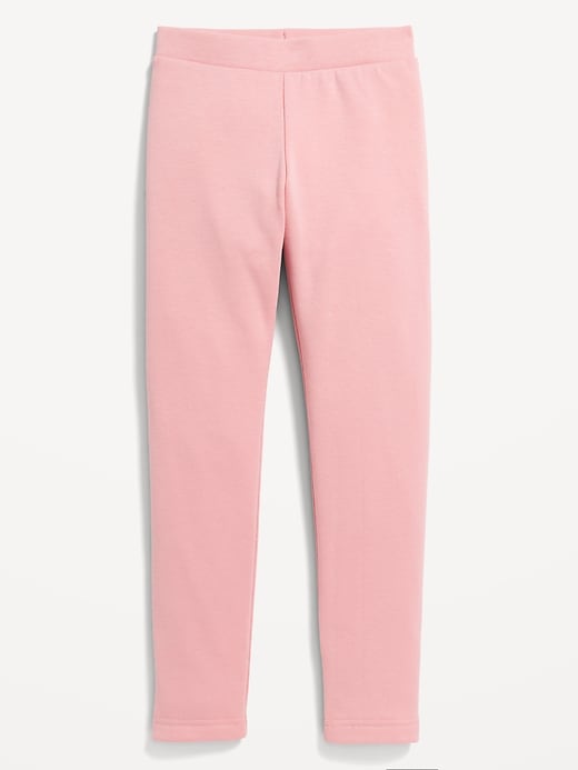 Voir une image plus grande du produit 1 de 1. Legging long en molleton à taille haute pour fille