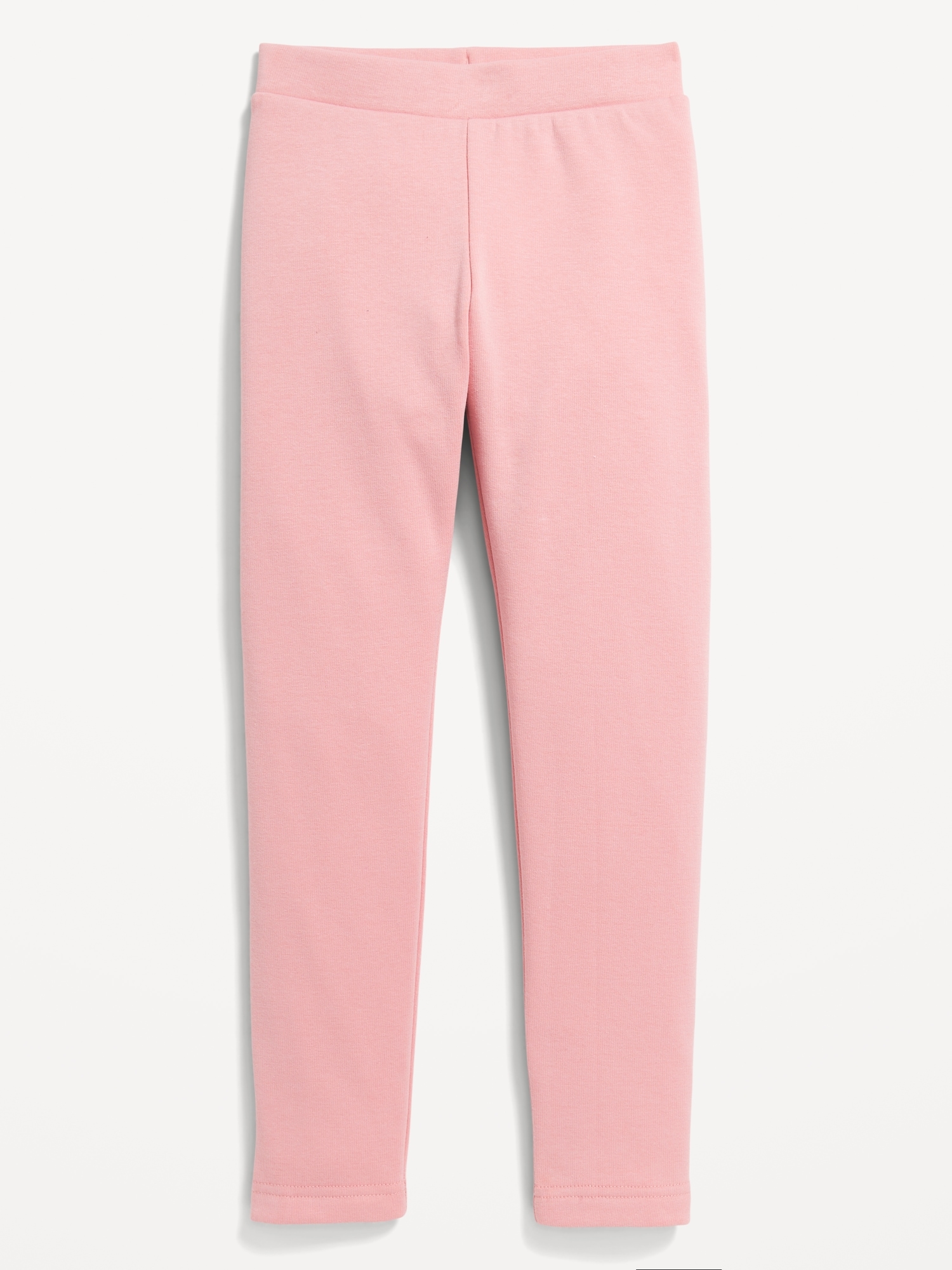 High-Waisted Full-Length Fleece Leggings for Girls