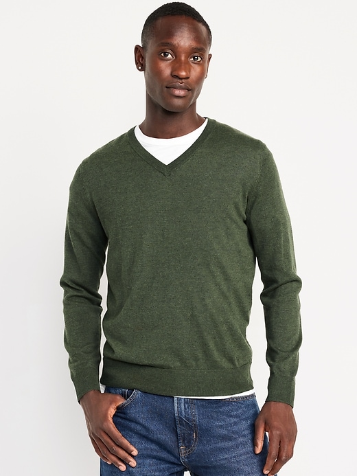 Image number 1 showing, V-Neck Sweater