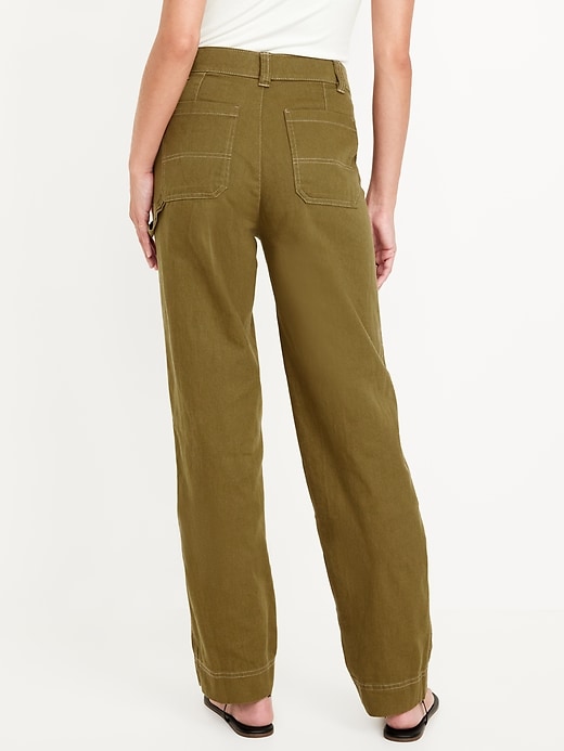 Image number 2 showing, High-Waisted Utility Pants