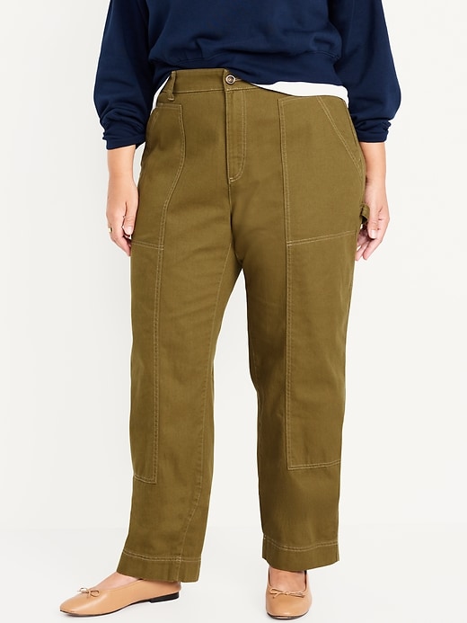 Image number 7 showing, High-Waisted Utility Pants