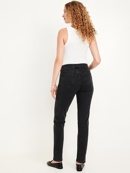 Image number 4 showing, High-Waisted Vintage Slim Jeans