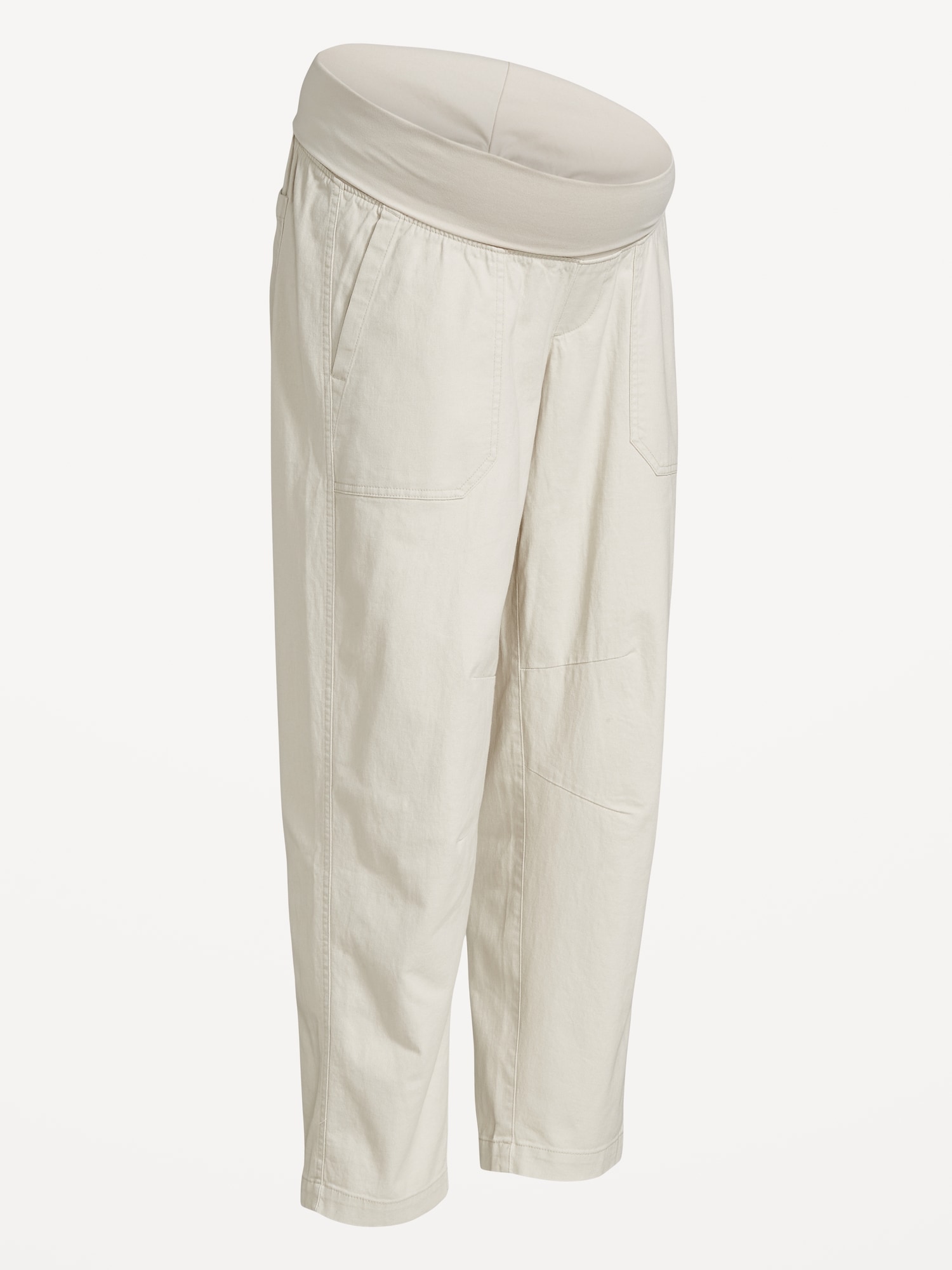 Maternity Rollover Waist Pulla Utility Pants