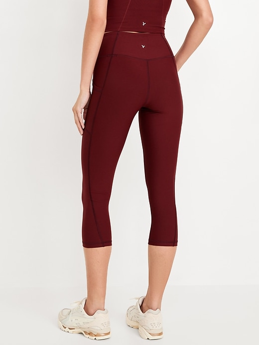 Image number 2 showing, High-Waisted PowerSoft Crop Leggings