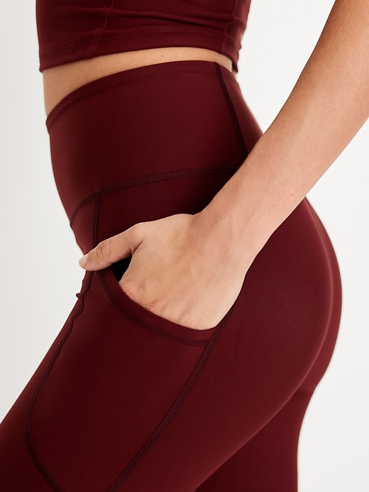 Image number 3 showing, High-Waisted PowerSoft Crop Leggings