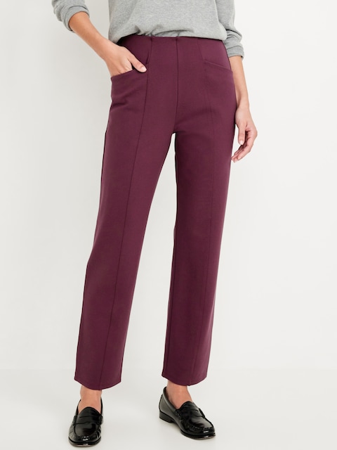 Pantalon Stevie droit à taille très haute