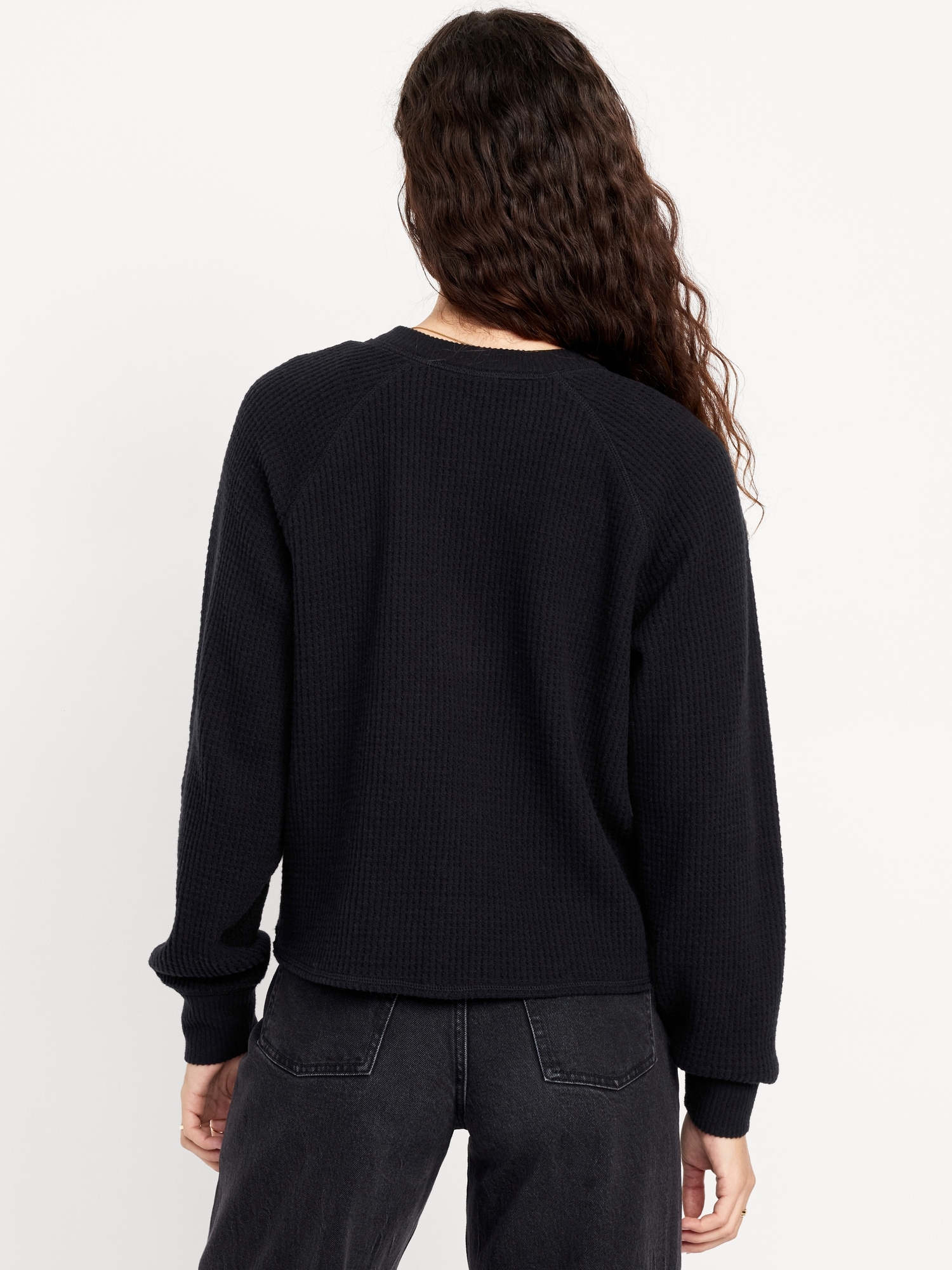 Cozy Thermal-Knit Henley