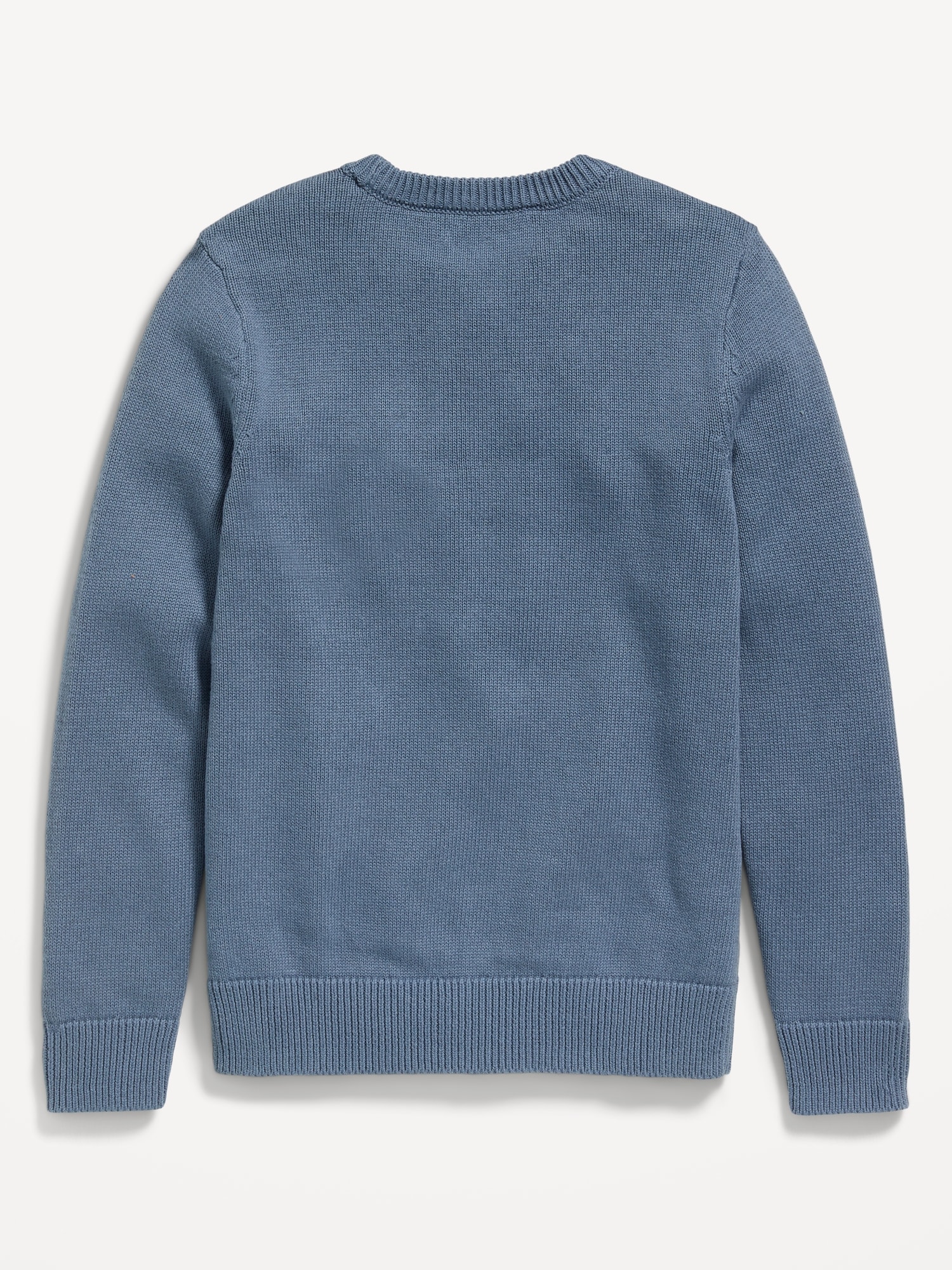 Crew-Neck Utility Pocket Sweater for Boys