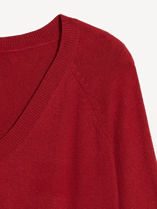 Image number 6 showing, SoSoft Loose V-Neck Sweater