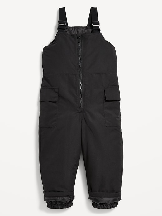 Image number 3 showing, Water-Resistant Unisex Snow-Bib Overalls for Toddler
