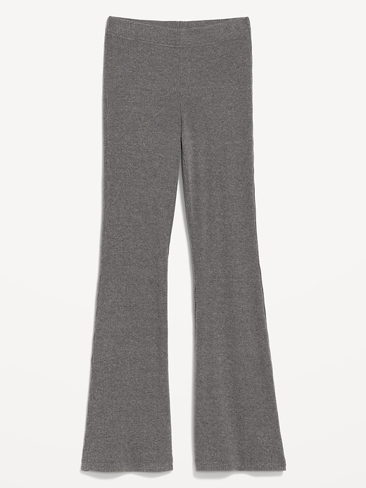 Image number 4 showing, High-Waisted Cozy Ribbed Flare Leggings