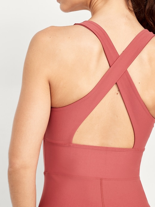Image number 3 showing, PowerSoft Sleeveless 7/8 Bodysuit