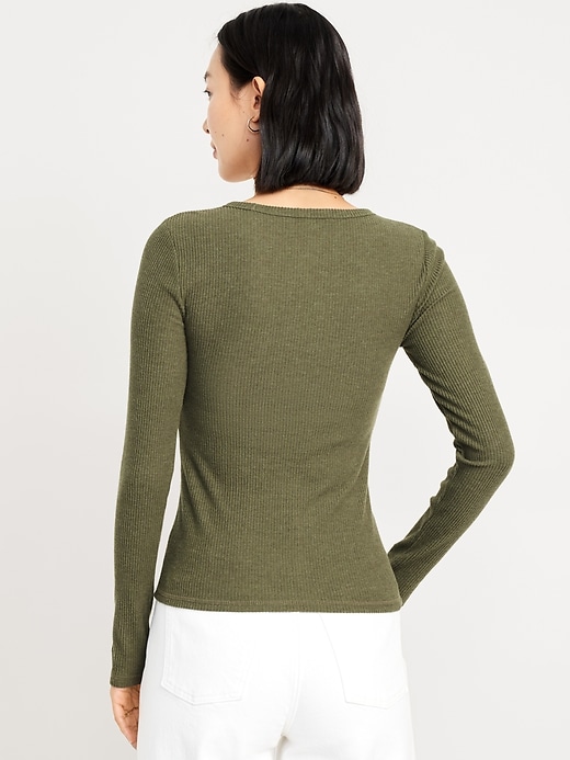 Image number 2 showing, Plush-Knit Long-Sleeve T-Shirt