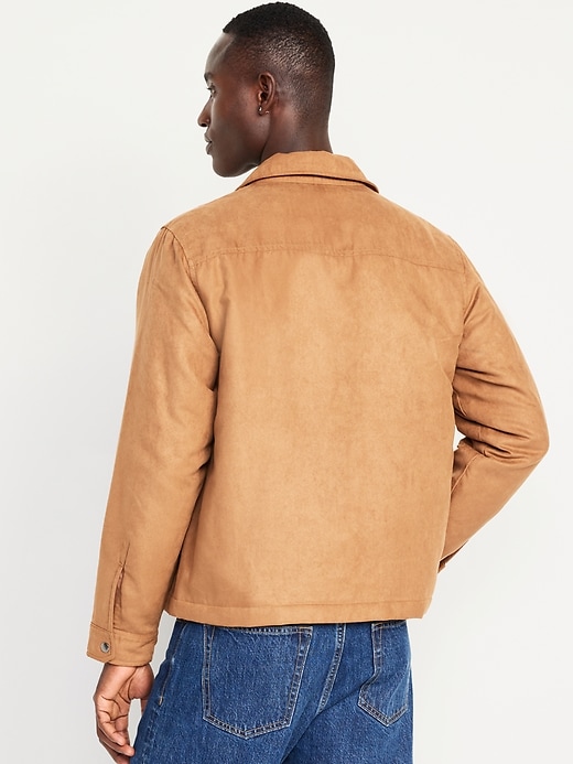 Image number 2 showing, Faux-Suede Jacket