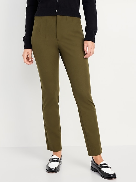 Image number 1 showing, Extra High-Waisted Polished Pixie Skinny Pants