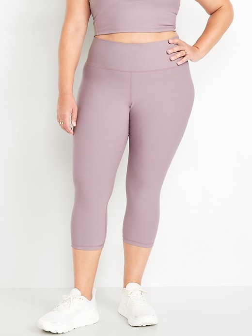 Image number 6 showing, High-Waisted PowerSoft Crop Leggings