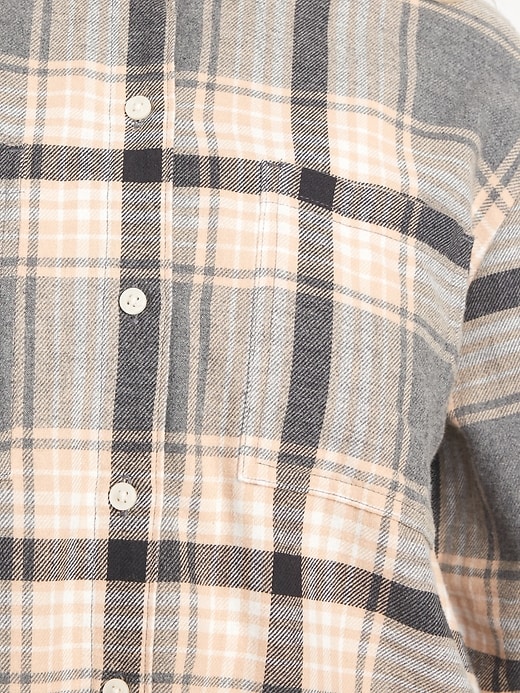 Image number 4 showing, Flannel Boyfriend Button-Down Shirt